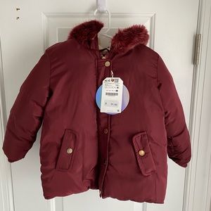 BRAND NEW ZARA Girls 3-4 Years Puffer Jacket